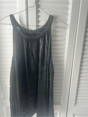 torrid Black Velvet Scoop Neck Tank